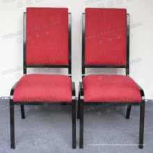 Muebles de sillas de comedor de tela roja (YC-B65-03)